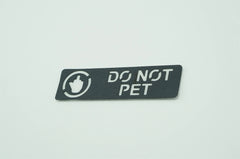 Märke / Patch - "Do Not Pet" M2 - Working K9 Scandinavia