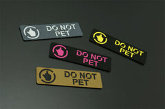 Märke / Patch - "Do Not Pet" M2 - Working K9 Scandinavia