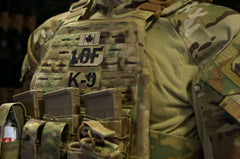 Märke / Patch "K-9" - Working K9 Scandinavia