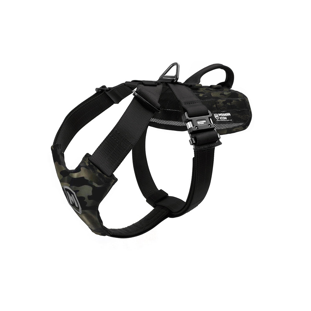 Multicam black shop dog harness